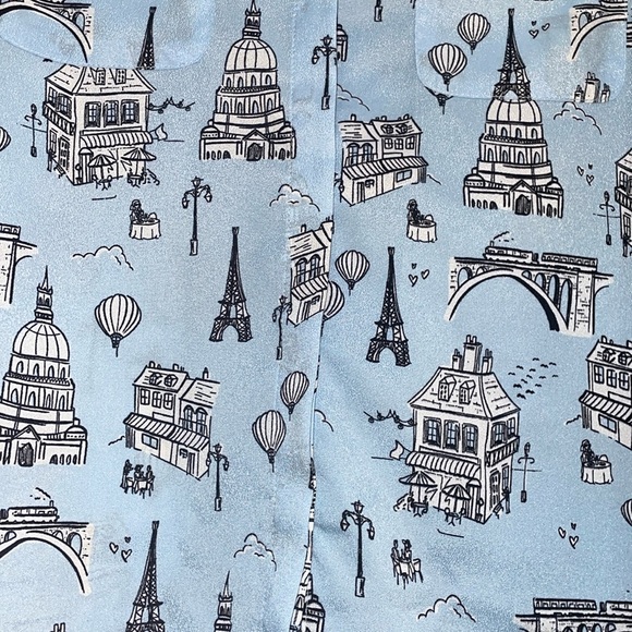 Karl Lagerfeld Blue Blouse- Medium - Picture 3 of 8